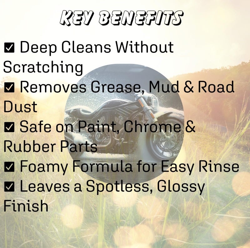 swacch High Foaming Bike Shampoo Formulated For Kawasaki Ninja H2R I Thick Foam with Wax Coat I Non-Toxic Formula I Super Saver Pack I Premium Wax Formulation I Glossy & Shine I 1 Litre - Image 3