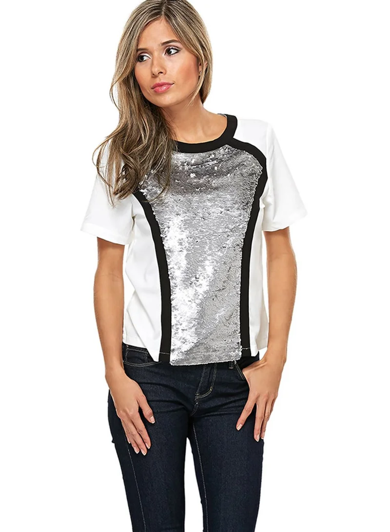 GLAMOROUS Sequin Top
