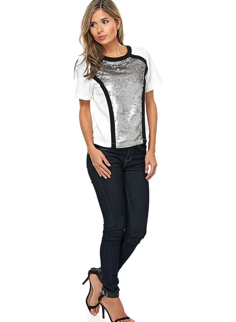 GLAMOROUS Sequin Top