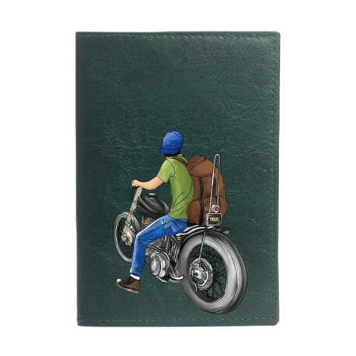 The Messy Corner ROADRUSH |Vegan Leather Passport Cover for Men| – Forest Green Travel |Passport Holder| & Accessories | Slim, Durable & Stylish Travel Case - Image 1