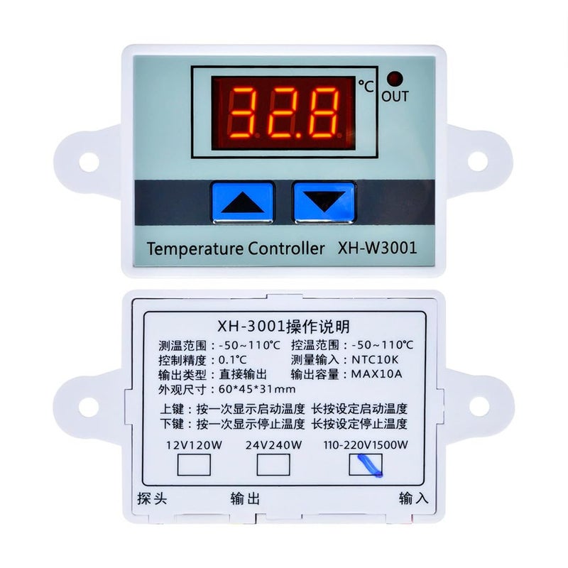 TMW وحدة تحكم صغيرة متعددة الأغراض مثل حاضنة بيض الدواجن (XH-W3001) - Image 2