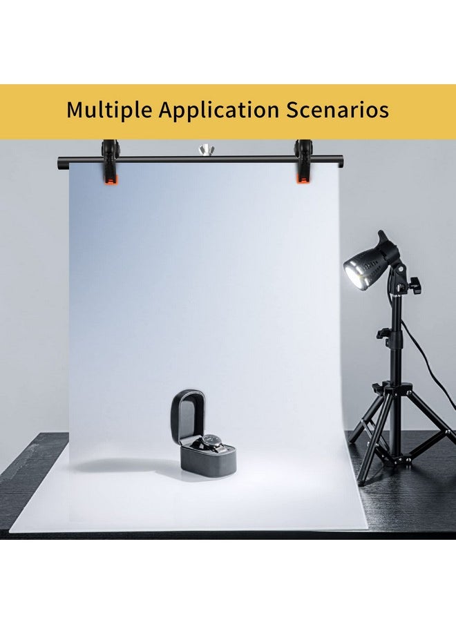 Meking - Tshape Photo Backdrop Stand 8.56 X 6.56Ft Pvc Background Photography Support Stand System Kit With Carrying Bag & 4 Spring Clamps - Image 1