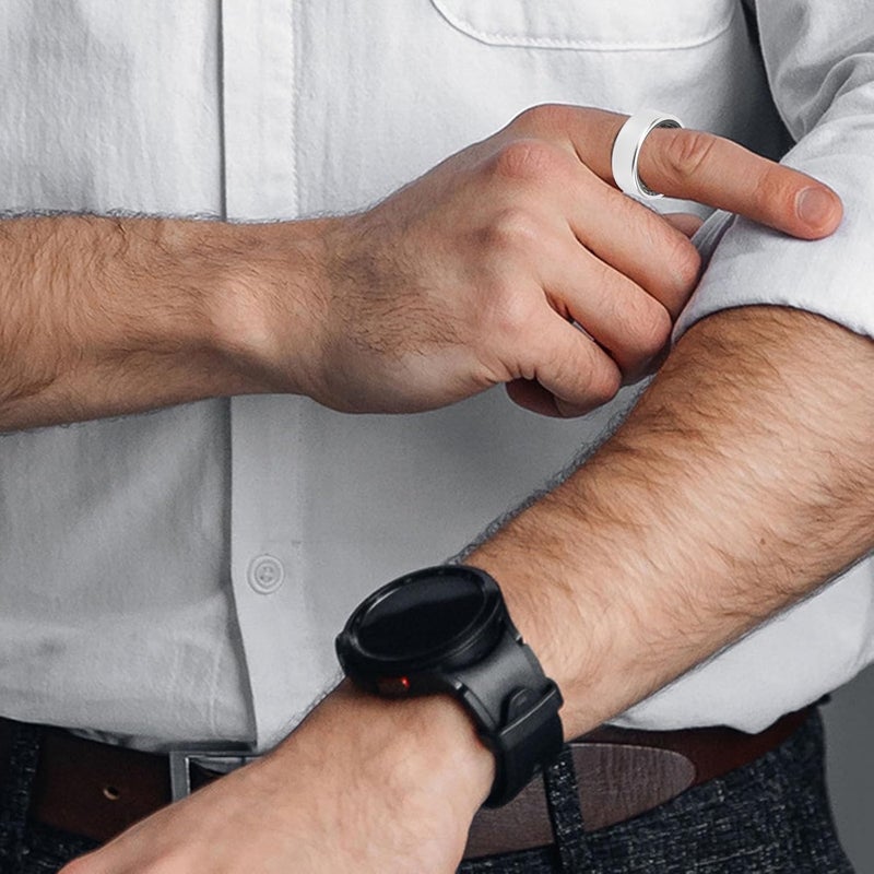 Aramox Sleep Fitness Ring Black Multiple Sport Modes Sleep Monitoring Gesture Control - Image 3