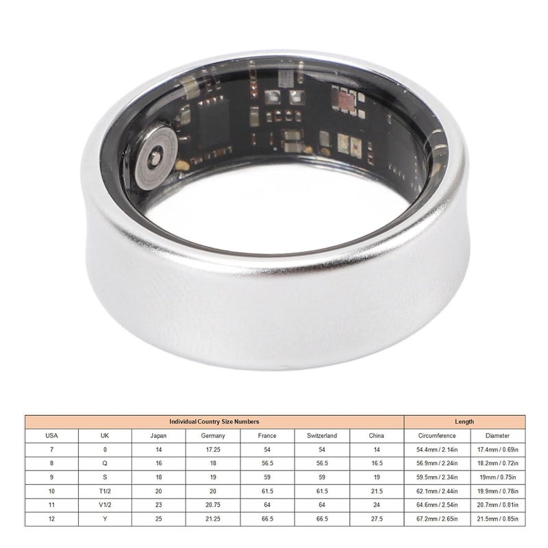 Aramox Sleep Fitness Ring Black Multiple Sport Modes Sleep Monitoring Gesture Control - Image 5