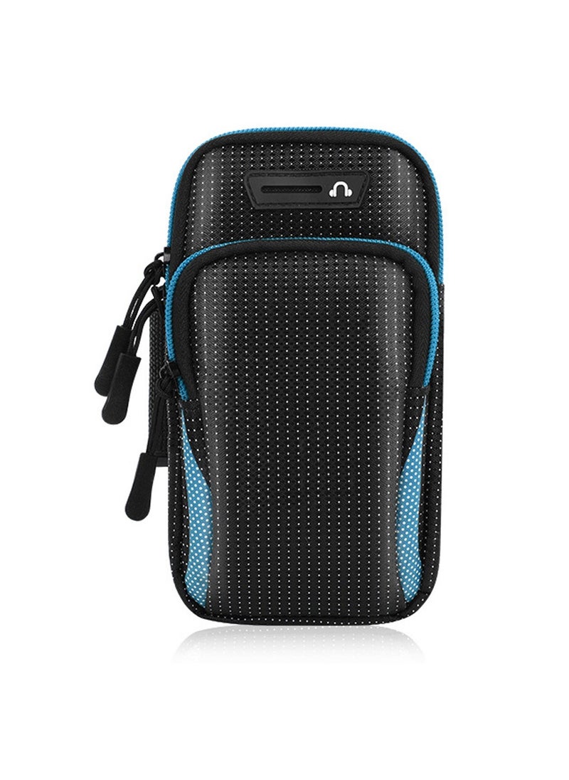 HDWISS - Running Armband Phone Holder Bag, Multi Pockets, for Phone Of Upto 6.5 inch, for Iphone 6s, 7, 8, 9,10,11,12,X, Samsung Galaxy S7, S8, S9, Plus, Note 8, Oneplus 5t, Google Pixel, Huawei - Image 1