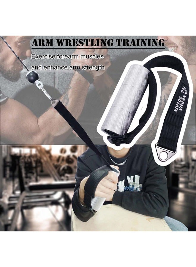 Lights Mountain Arm Wrestling Exercise Handle Φ2in Grip - Wrist and Forearm Exerciser Pulldown Triceps Rope Workout - Image 4
