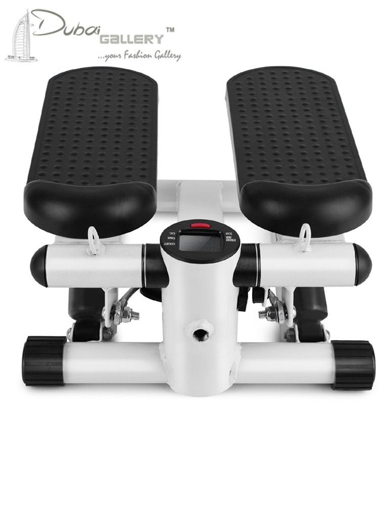 DubaiGallery Mini Stepper Fitness Anti Slip Machine with Resistance Bands for Home Exercise  - Image 1