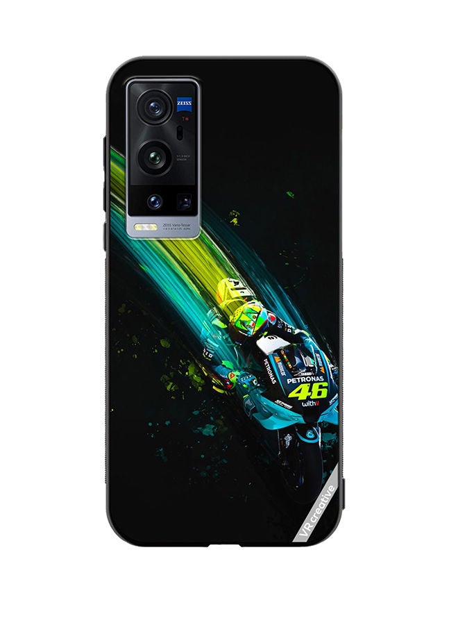 VR CREATIVE Protective Case Cover For Vivo X60 Pro Plus Bike Design Multicolour - Image 1