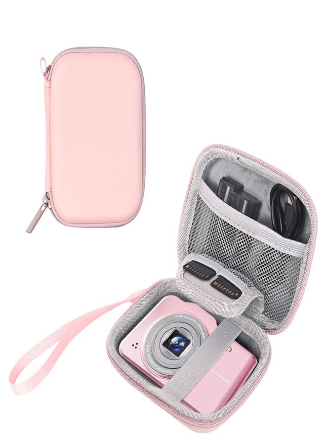 Volpki Waterproof Digital Camera Case,Suitable for Kodak Pixpro Fz45/Pixpro Fz55/Canon Powershot Elph 360 Case/G7x/Selphy/Ixy/Laser Printer/Sony Cybershot Camera Case,Rose Gold camera case - Image 1