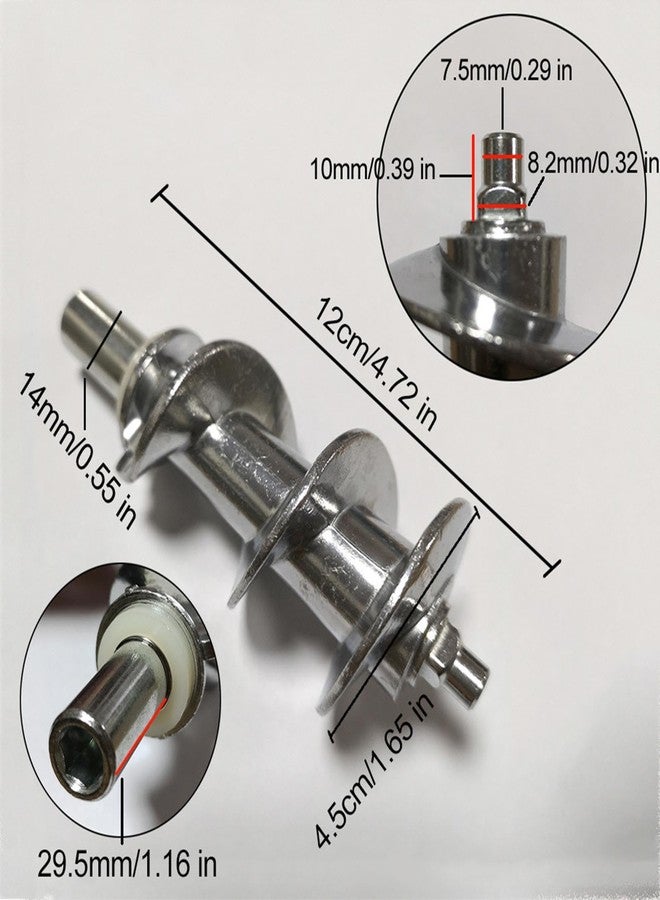 Fenteer Meat Grinder Screw Auger Replacement Meat Grinder Screw Duable Accessories Attachment Fittings for MG1000 Pmg 2008 MG1501 Mgs-1850 G1300pwtq, 45mm - Image 3
