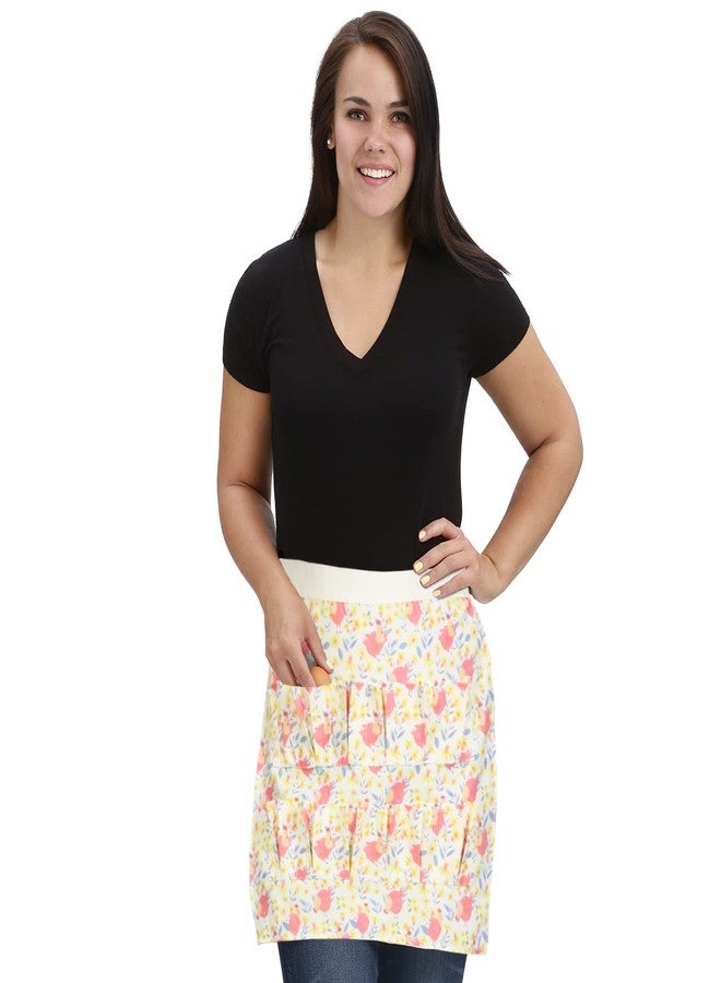 Plum Hill Chicken Egg Collecting Apron for Fresh Eggs - Gathering Apron for Women with Pockets - Image 4