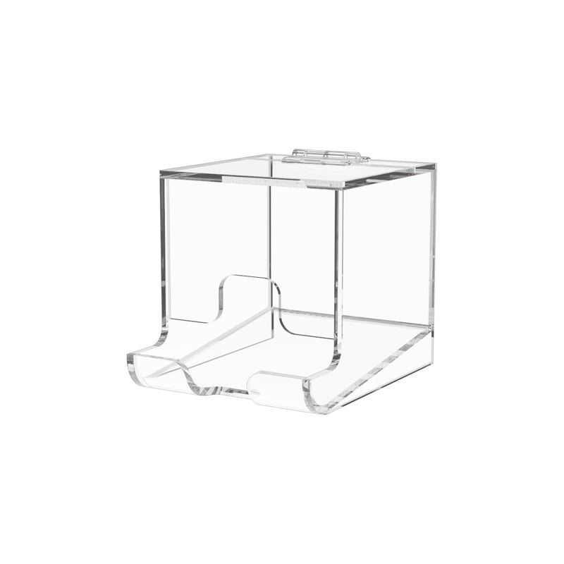 Marketing Holders Clear Acrylic Lip Balm Dispenser Retail Or Home Freestanding Countertop Display With Hinged Lid For Lipsticks Glosses Chapsticks Or Essential Oils - Image 1