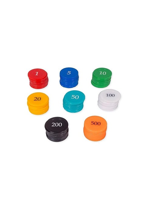 TOYZTREND Strategy Game Rummy counters Coins for Games at Home picnics Parties