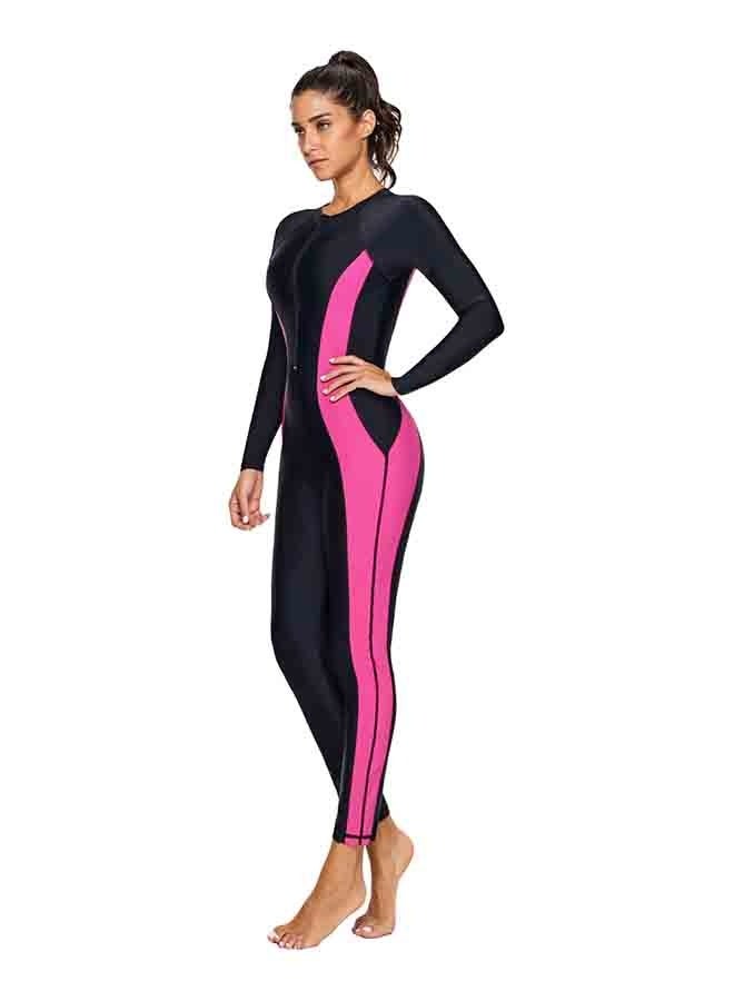 Block Breathable Swimming Diving Wear Multicolor - Image 4