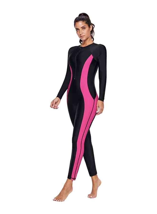 Block Breathable Swimming Diving Wear Multicolor - Image 3