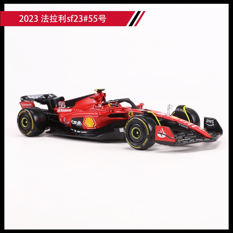 Bimei 1:43 2023 Sf23 Las Vegas Ferrari Formula 1 Racing Alloy Car Model - Image 1