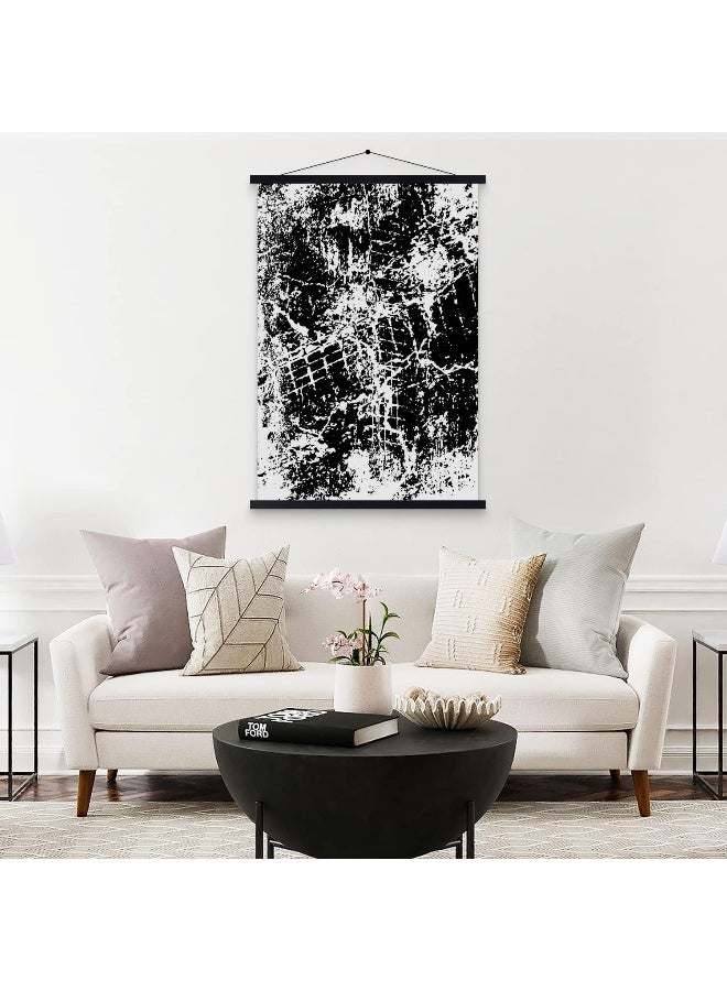 Benjia Benjia Magnetic Light Wood Wooden 19x27 19x24 19x13 Poster Frame Hanger for Photo Picutre Canvas Artwork Art Print Wall Hanging Kit1 Pack 19 Black  - Image 4