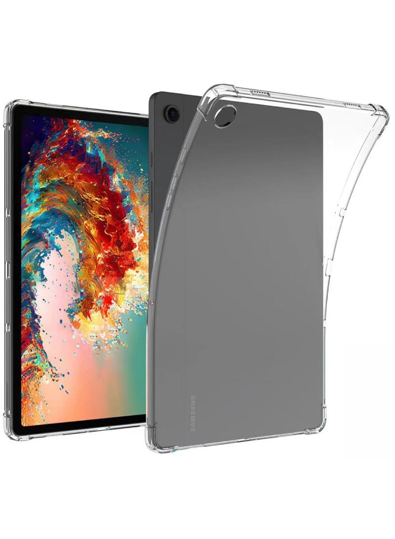 Captaintech Back Case for Samsung Galaxy Tab A9 Plus 11 Inch Tablet 2023 (SM-X210/X216/X218) Ultra Thin Lightweight Transparent Soft Flexible TPU Shockproof Bumper Cover for Galaxy Tab A9+  - Image 1