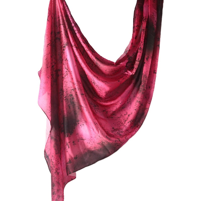 FANXIN Silk Print Headscarf Ethnic Shawl Wrap Scarf 180x85cm
