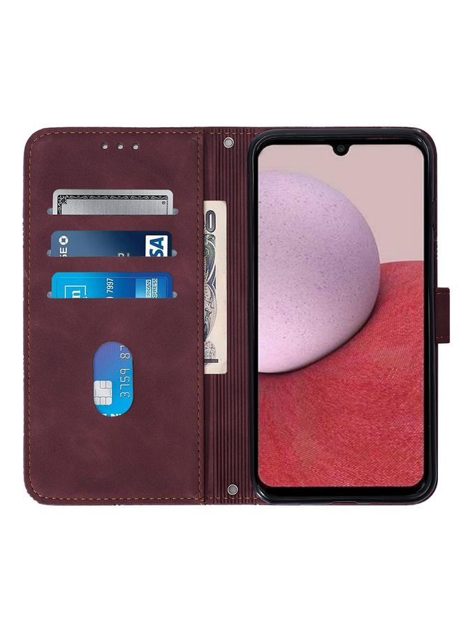 S-TOP Case For Samsung Galaxy A15 Crossbody 3D Embossed Flip Leather Phone Case - Image 4