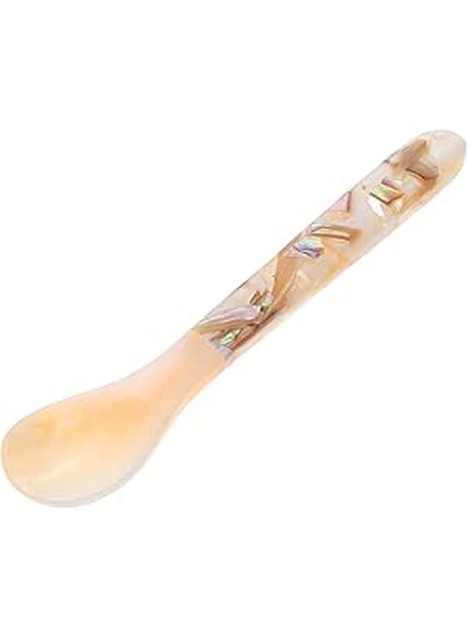 Natural Shell Caviar Spoon Multipurpose Dessert and Coffee Stirring Spoon for Home and Restaurant Use - Image 1