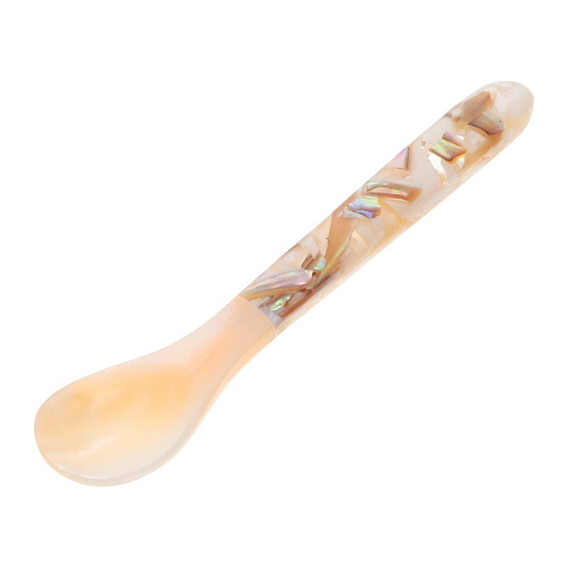 Natural Shell Caviar Spoon Multipurpose Dessert and Coffee Stirring Spoon for Home and Restaurant Use - Image 2