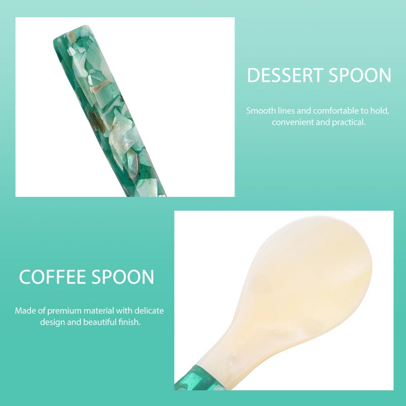 Natural Shell Caviar Spoon Multipurpose Dessert and Coffee Stirring Spoon for Home and Restaurant Use - Image 4