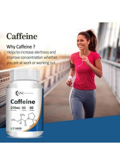 ANC Anc Caffeine 200Mg, For Natural Stimulant | Boosts Performance & Metabolism 60 Capsules  - Image 2