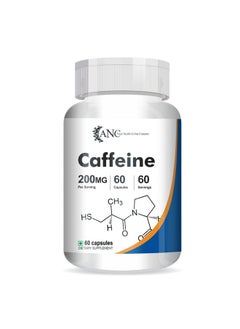 ANC Anc Caffeine 200Mg, For Natural Stimulant | Boosts Performance & Metabolism 60 Capsules  - Image 1