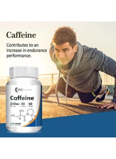 ANC Anc Caffeine 200Mg, For Natural Stimulant | Boosts Performance & Metabolism 60 Capsules  - Image 4