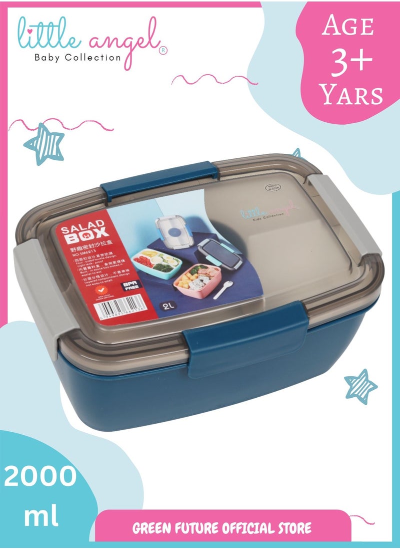 Kids Bento Lunch Box 2000ml – Leak-Proof, Insulated, Eco-Friendly, with Compartments – Ideal for School & Travel - pzsku/ZFC3FAEFFAA1C08198690Z/45/_/1734541919/5215705d-9832-457b-831d-e258546253ec