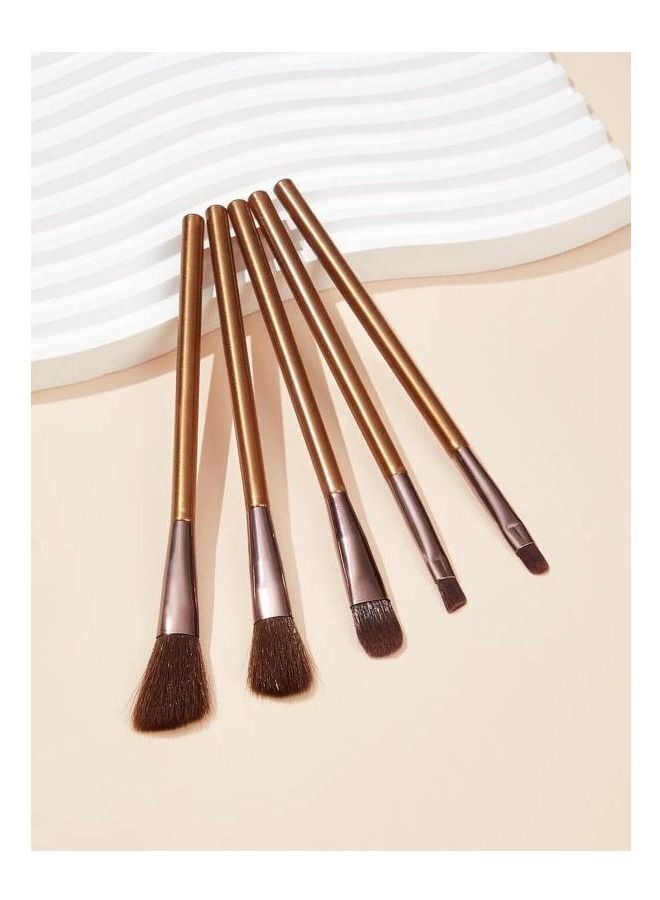 5-Piece Professional Cosmetics Versatile Versatile Makeup Brushes Set - Image 1
