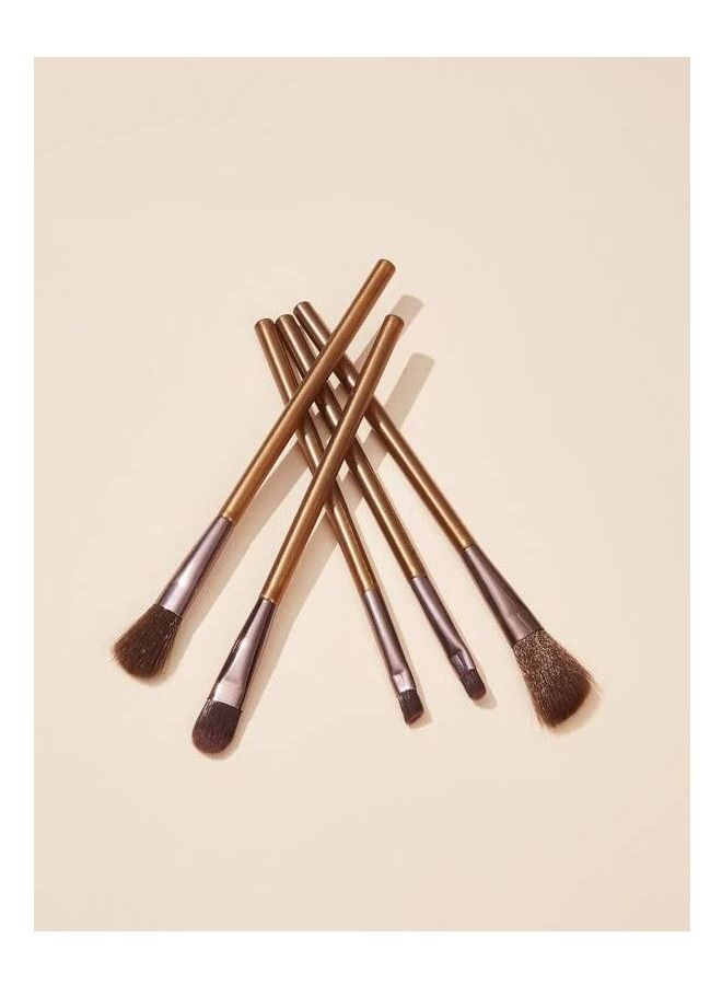 5-Piece Professional Cosmetics Versatile Versatile Makeup Brushes Set - Image 2