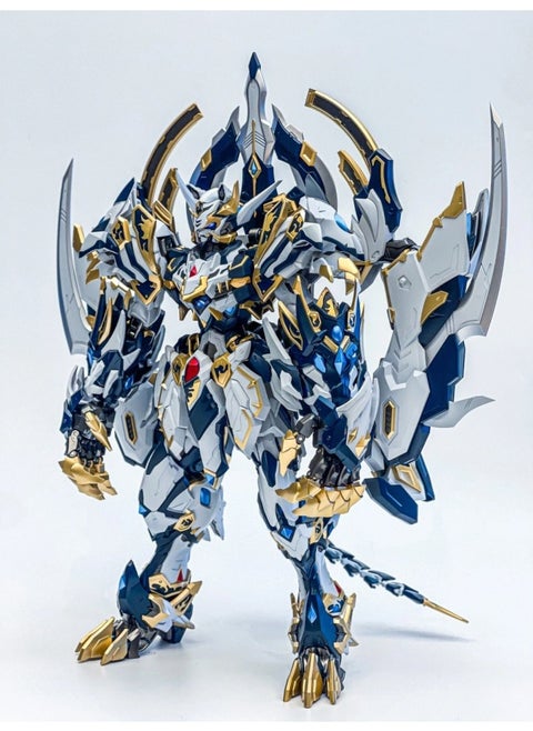 Gundam Model Assembled Model Motor Core Cao Renqing Long Ao C Zhao Yun Nezha Gan Mecha Toy Blind Box-Color:Make A Wish-White Tiger [must Make A Model] Year After High Probability-Specifications:Guaranteed Model 18-37cm