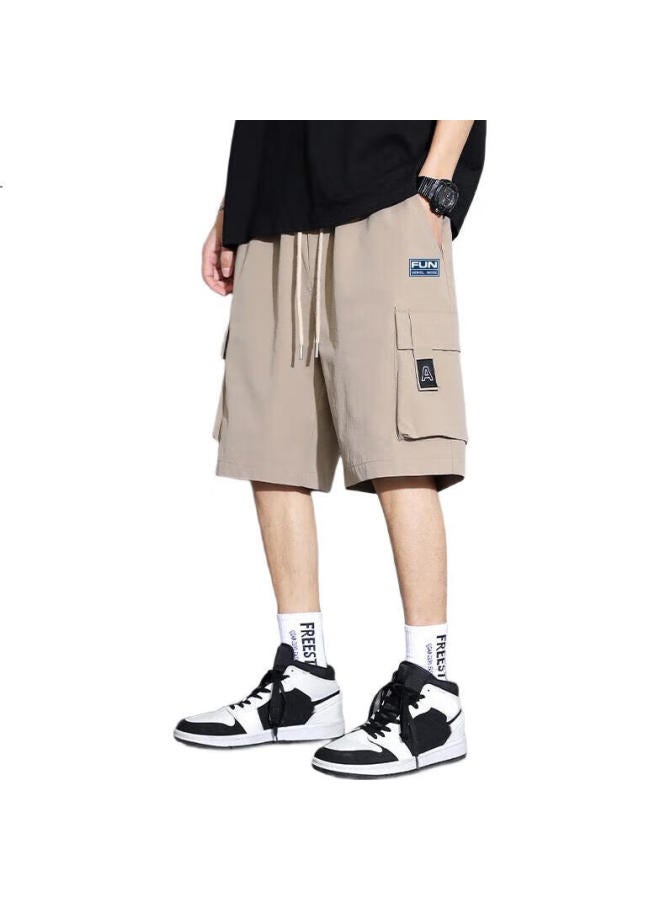 GENIOLAMODE Men'S Shorts New Trend Brand Five-Point Loose Casual All-Match Work Shorts Men - Image 3