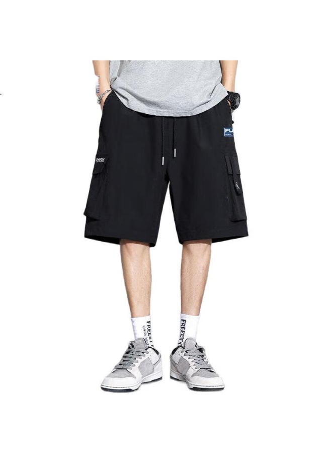 GENIOLAMODE Men'S Shorts New Trend Brand Five-Point Loose Casual All-Match Work Shorts Men - Image 2