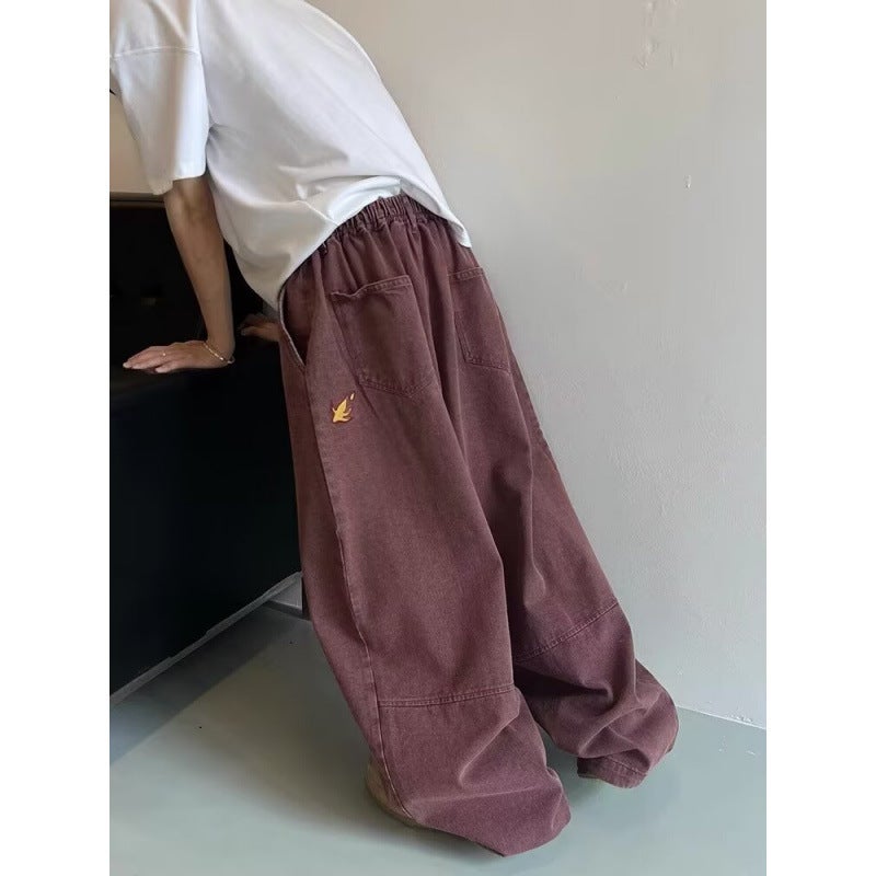Unisex Classic Denim Jeans Loose Fit Daily Outdoor Wear - Image 2