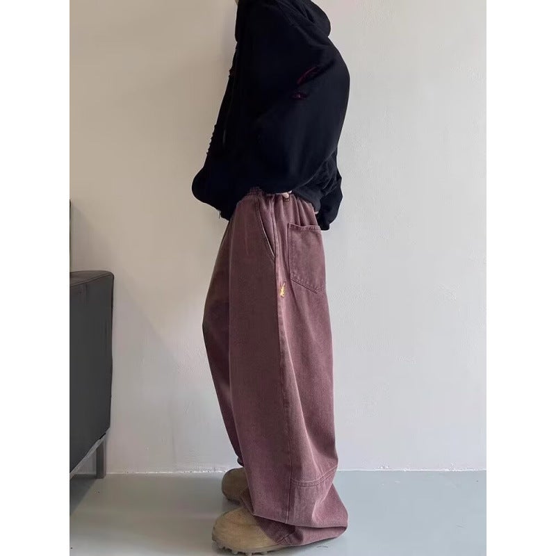 Unisex Classic Denim Jeans Loose Fit Daily Outdoor Wear - Image 5