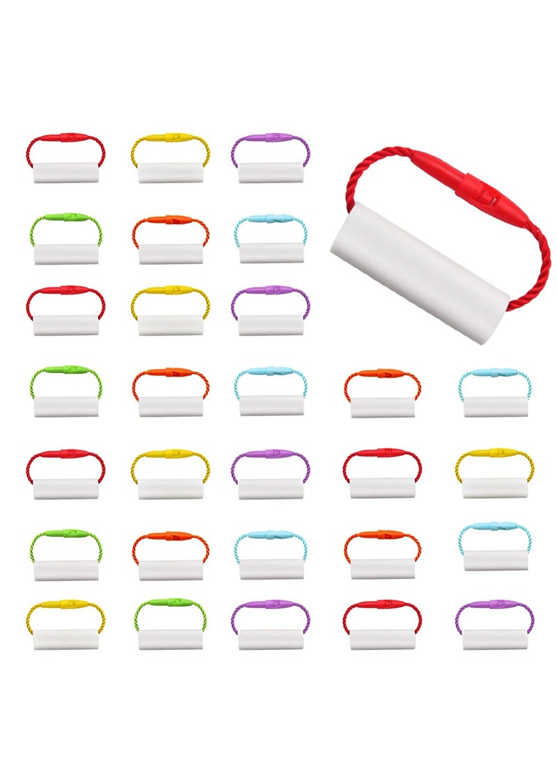 Generic Writable Name Labels, 30PCS Waterproof Shoe Tags, Daycare Labels, Durable Name Tags for Clothes, School Bags, Water Bottles, School Supplies, for Distinguish Children's Items, Color Random - Image 1
