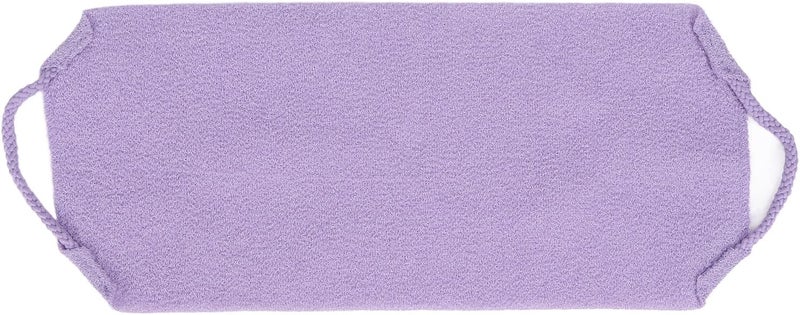 klarako Back Scrubber,Deep Cleansing Exfoliating Washcloth Portable Massage Sponge Pad with Handles for Shower (Purple) - Image 1