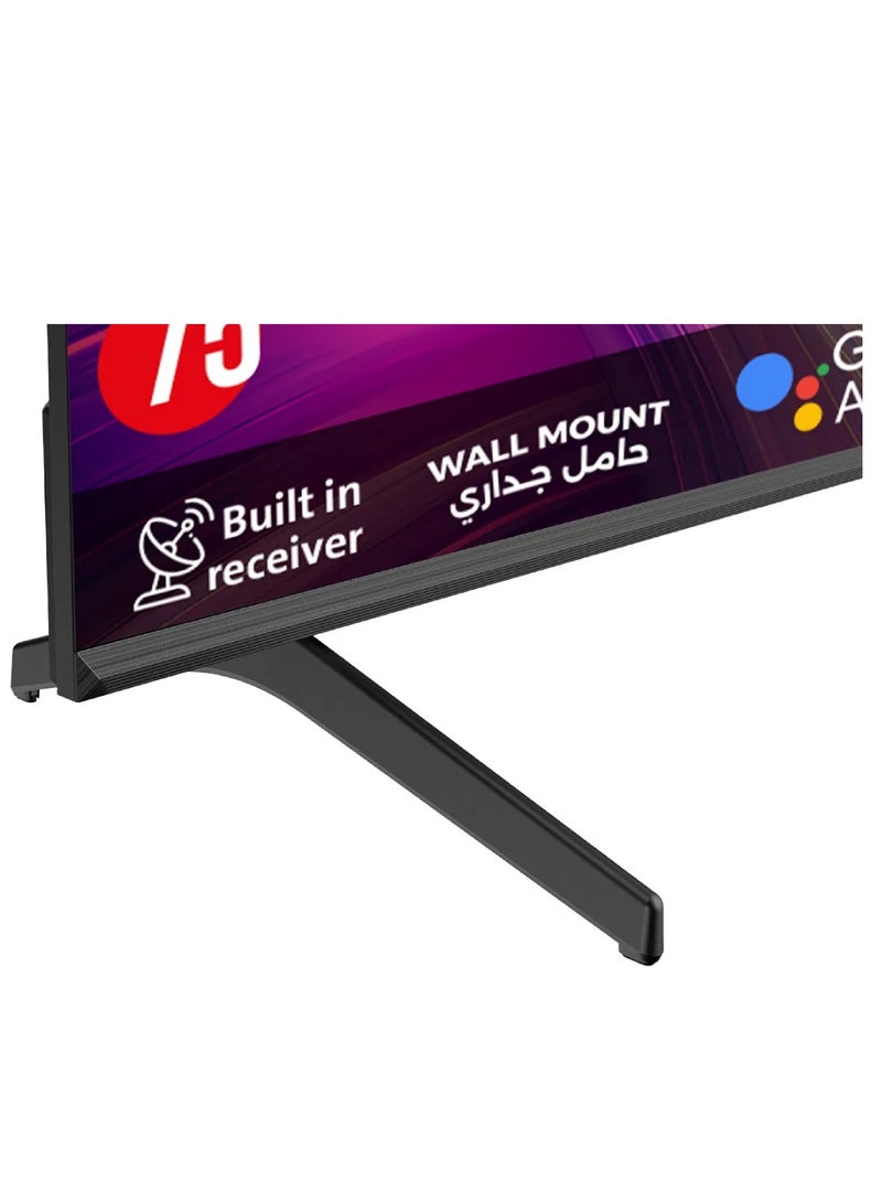 MTC 75-inch Smart TV UHD,  Google TV, Built-In Receiver, Google Assistant, Wall Mount   MT75UH450GO - Image 4