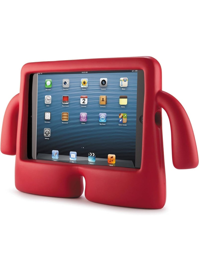Kids Shockproof Case for iPad 10.2–10.5 Inch – Rugged EVA Foam Cover with Handle & Stand, Drop-Proof Lightweight Case for iPad 9th/8th/7th Gen, Air 3 & Pro 10.5 – Red - Image 4
