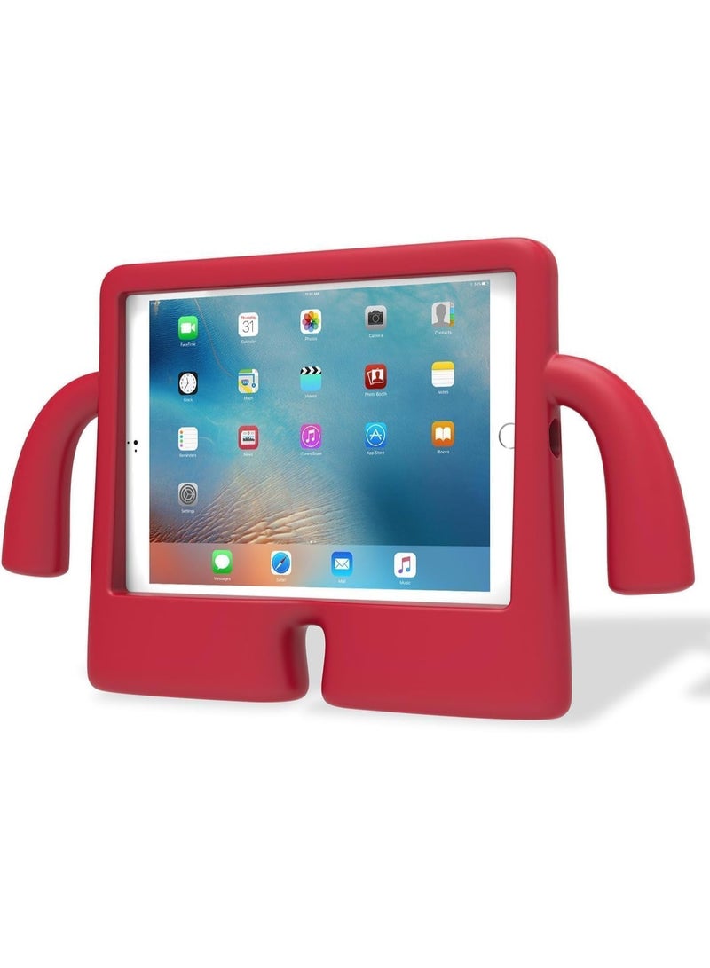 Kids Shockproof Case for iPad 10.2–10.5 Inch – Rugged EVA Foam Cover with Handle & Stand, Drop-Proof Lightweight Case for iPad 9th/8th/7th Gen, Air 3 & Pro 10.5 – Red - Image 1