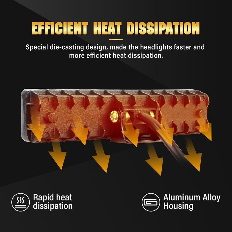 سكاي وورلد 2 قطعة 6 بوصة 18 واط شريط إضاءة عمل LED صف واحد فائق النحافة شعاع نقطي ضباب قيادة أضواء الطرق الوعرة أضواء القوارب مصباح عمل LED لسيارات SUV ATV 4x4 4WD شاحنة حفارة 12V 24V - Image 5