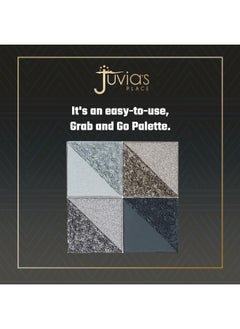 Juvia's Place Juvia's Place Rebel Quad Grey Eyeshadow Palette - Shades of 4, Professional Eye Makeup, Pigmented Eyeshadow Palette, Makeup Palette for Eye Color & Shine, Pressed Eyeshadow Cosmetics  - Image 3