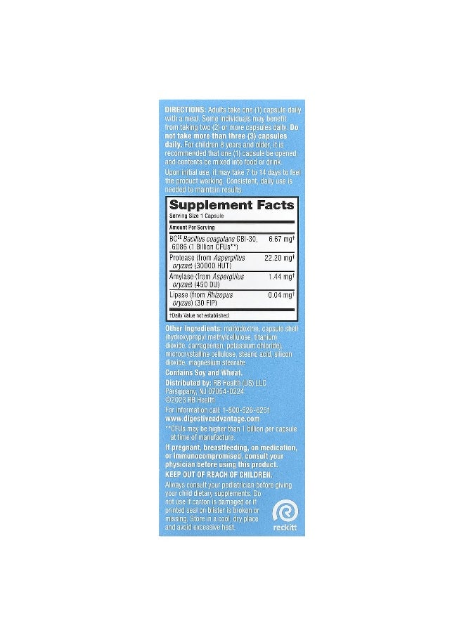 Schiff Schiff, Digestive Advantage®, Daily Probiotics + Intensive Bowel Support, 96 Capsules  - Image 2