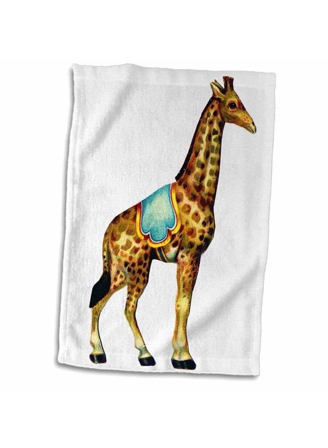 3DROSE 3D Rose Circus Giraffe TWL_40776_1 Towel, 15" x 22"