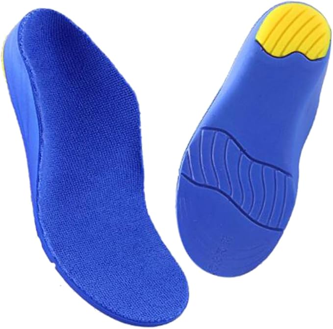 Full Arch Insoles For Standing Day Sports Shoes Size 5 Cushion Grip Breathable Flat Feet Support - Image 1