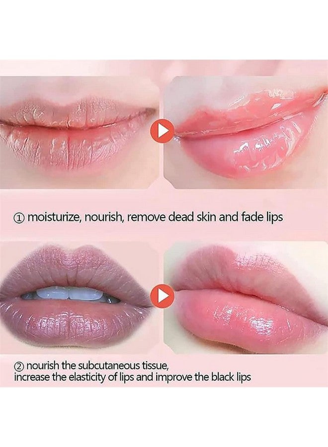 Alisesun 4 Packs Fruit Mask Lip Balm Honey Pot, Vitamin E Lip Masks & Moisturizing Propolis Sleeping Lip Mask, Effective Reduces Lip Lines Prevention Dry Lip Care - Image 2