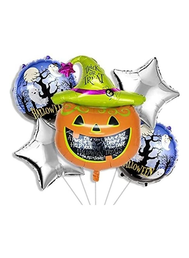 نيبمينينت طقم بالونات من القصدير بتصميم الهالوين مكون 5 قطع